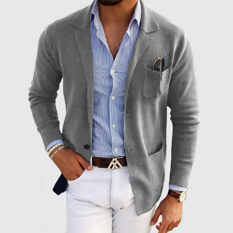 ROVESSA ROMA | LUSSUOSO BLAZER DA UOMO IN MORBIDO MATERIALE