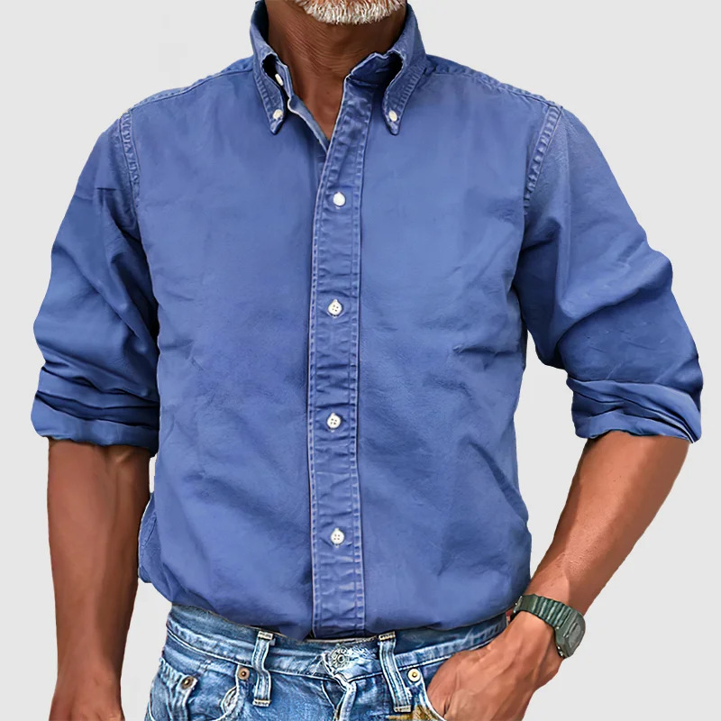 ROVESSA ROMA | CAMICIA A MANICHE LUNGHE ANTIPIEGA DA UOMO