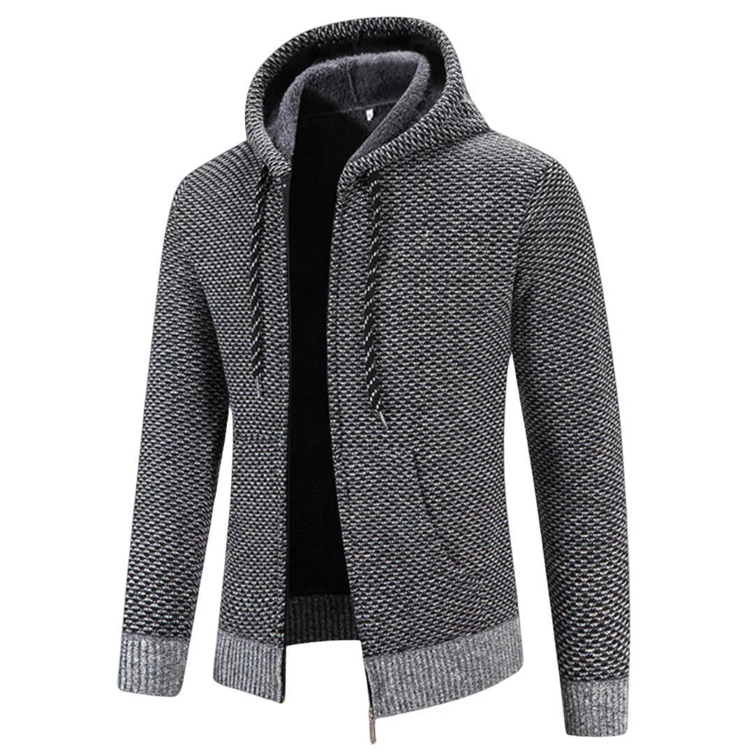 DAVIDE | HOODIE PREMIUM CON DESIGN SLIM-FIT