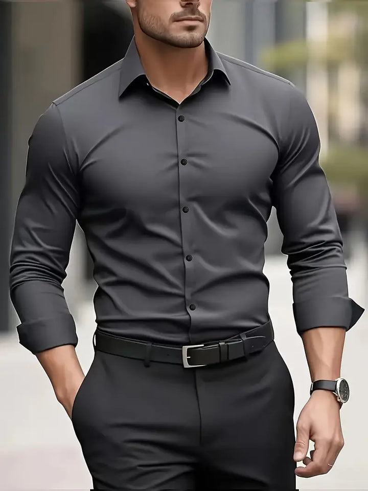 ROVESSA ROMA™ | CAMICIA TRASPIRANTE A MANICHE LUNGHE