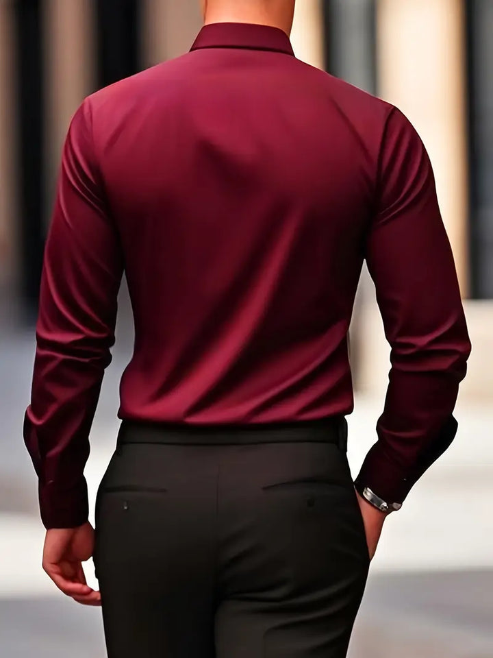 ROVESSA ROMA™ | CAMICIA TRASPIRANTE A MANICHE LUNGHE