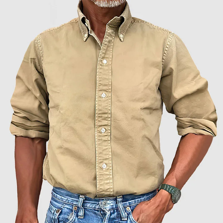 ROVESSA ROMA | CAMICIA A MANICHE LUNGHE ANTIPIEGA DA UOMO