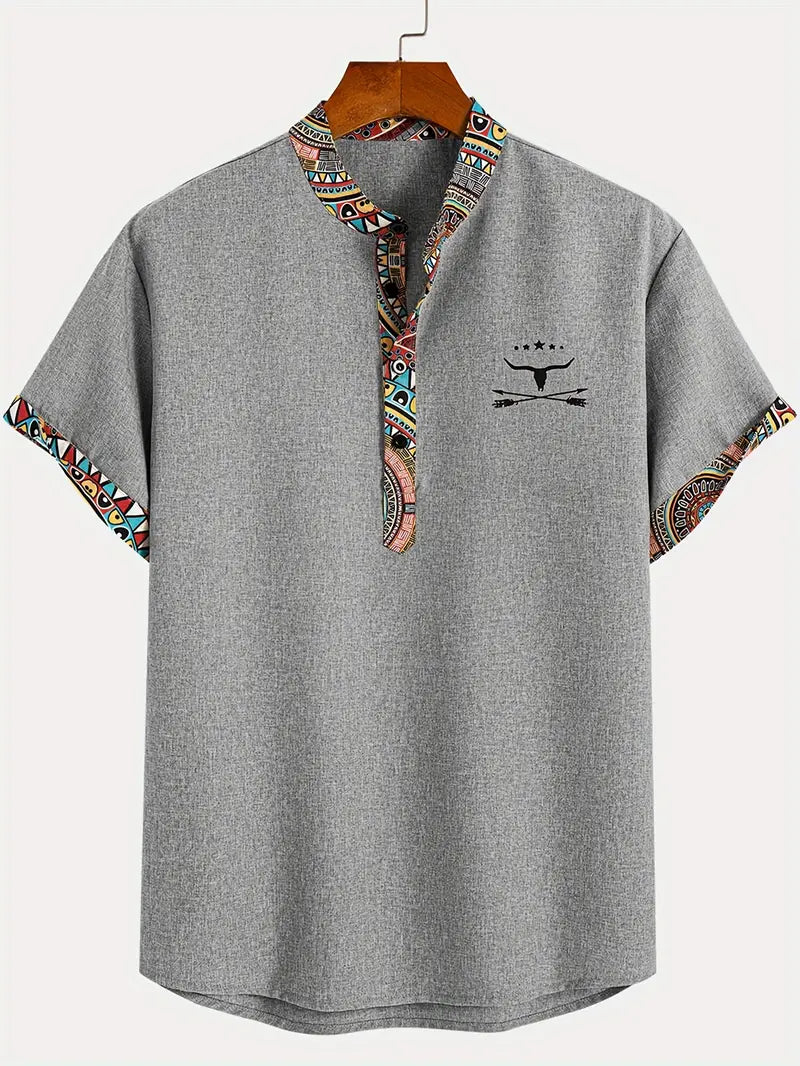 SALVATORE | CAMICIA ELEGANTE A MANICHE CORTE
