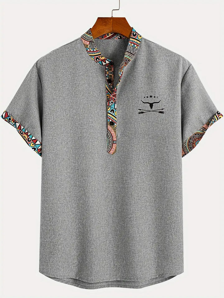 SALVATORE | CAMICIA ELEGANTE A MANICHE CORTE