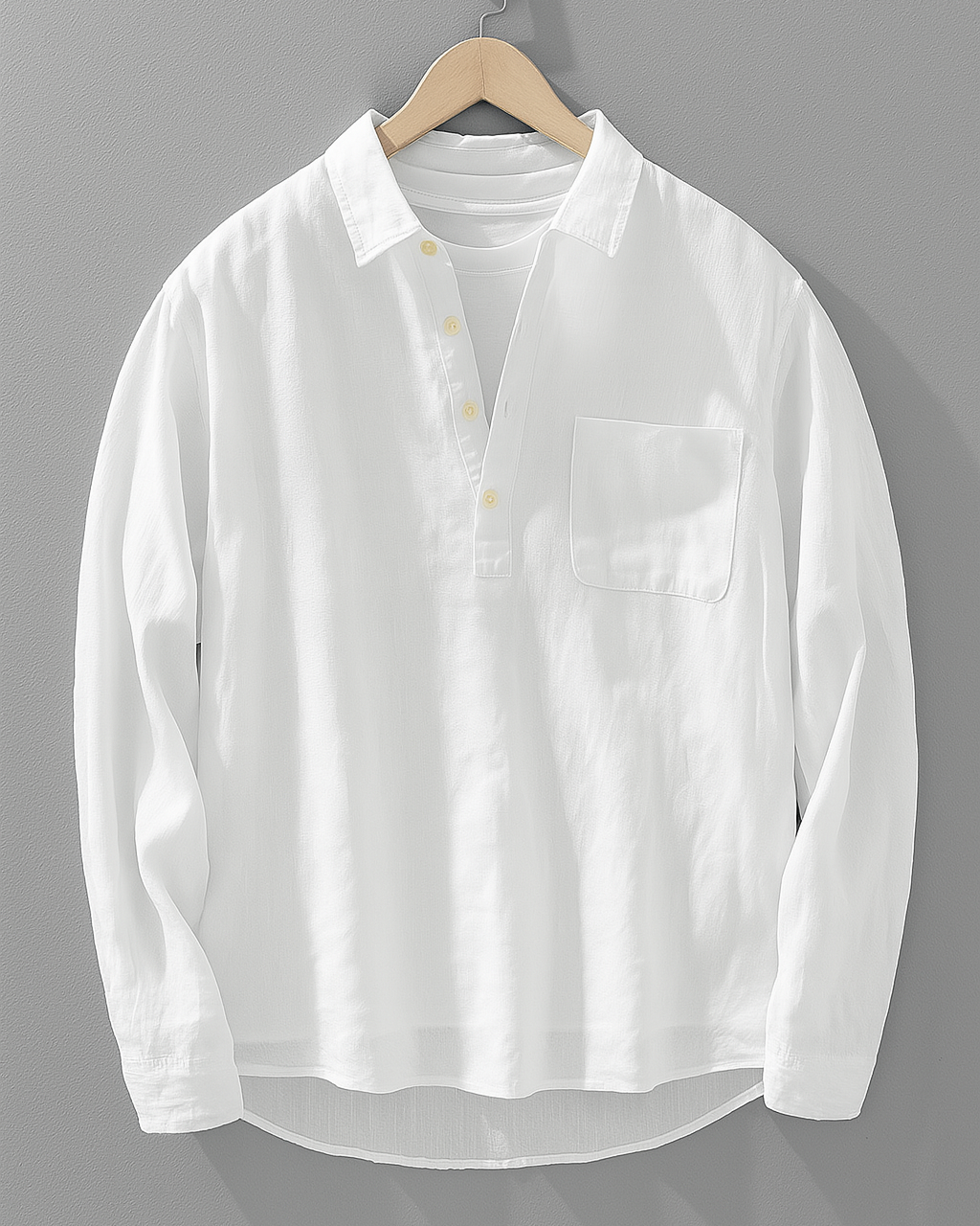 ANDREA | CAMICIA COTONE‑LINO