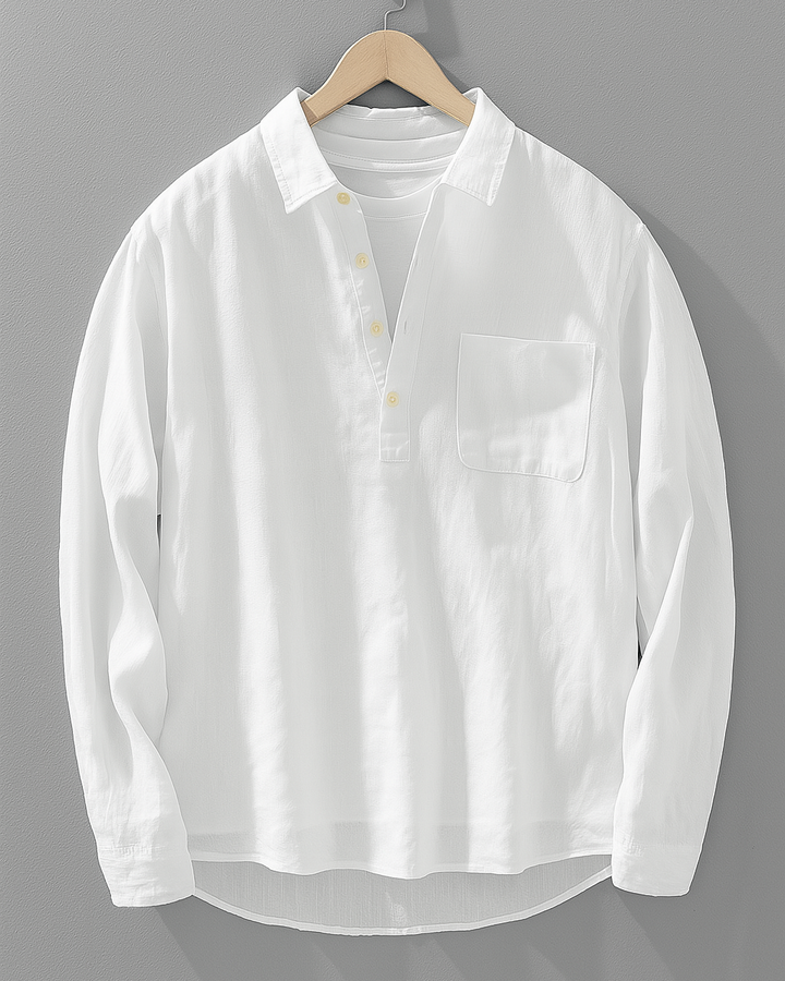 ANDREA | CAMICIA COTONE‑LINO