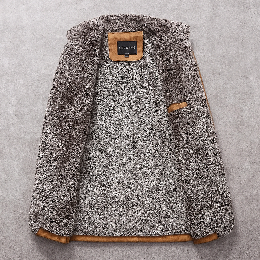 ROVESSA ROMA | CAPPOTTO DA UOMO IN CAMOSCIO