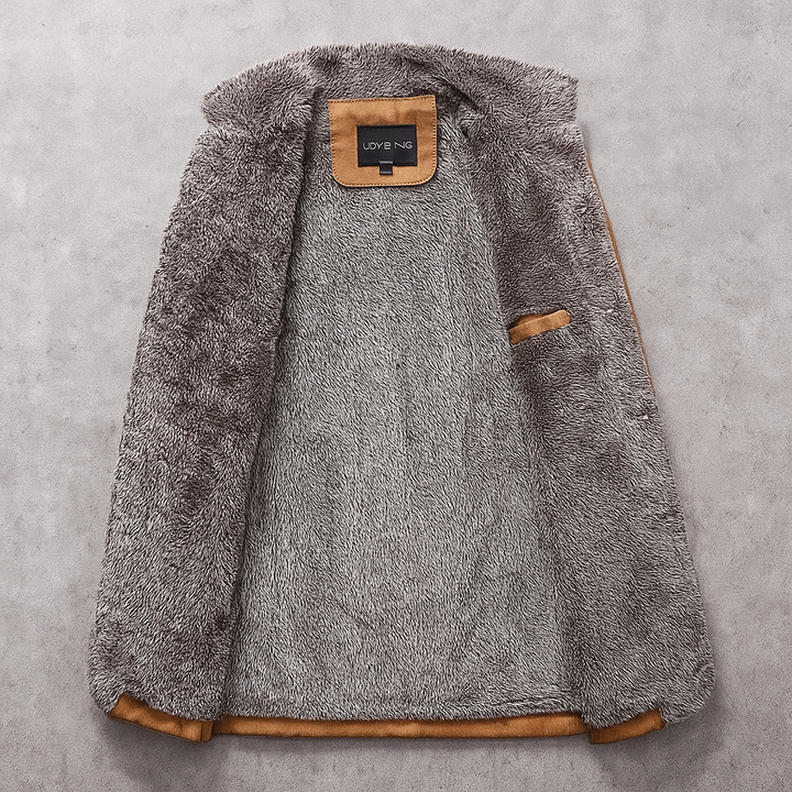 ROVESSA ROMA | CAPPOTTO DA UOMO IN CAMOSCIO