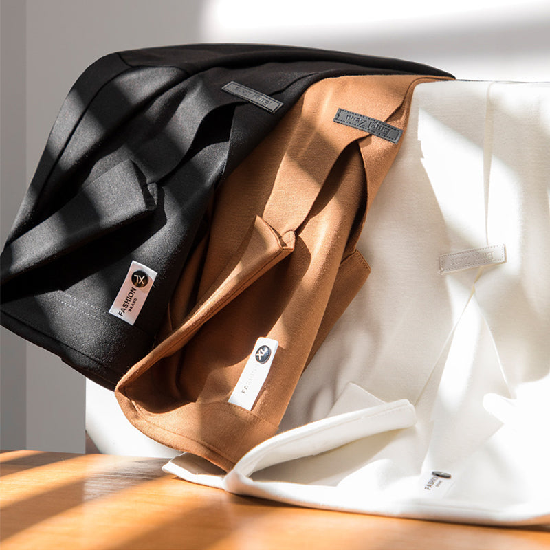 POLO IN COTONE E SETA ROVESSA ROMA