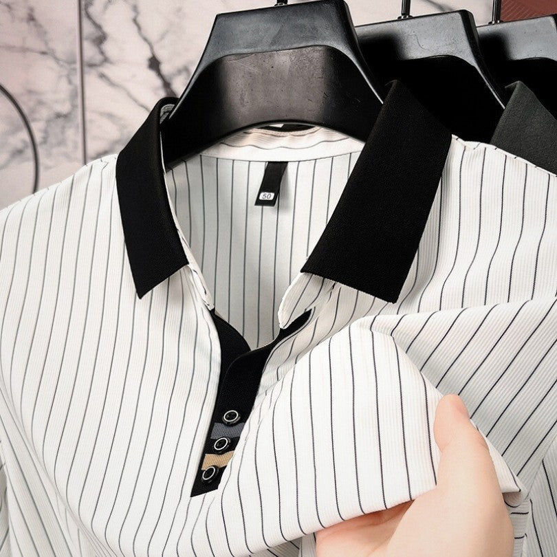 ROVESSA ROMA | POLO A RIGHE RAFFINATA