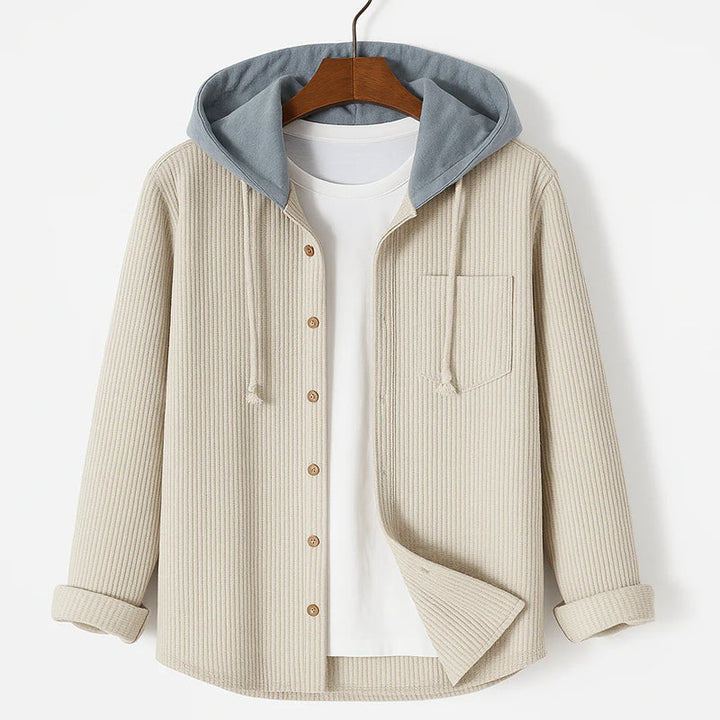 ROVESSA ROMA | CAMICIA IN CORDUROY CON CAPPUCCIO