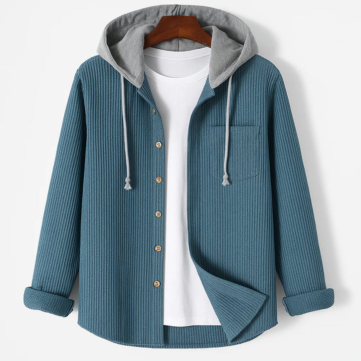 ROVESSA ROMA | CAMICIA IN CORDUROY CON CAPPUCCIO