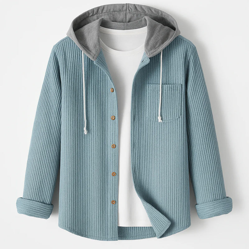 ROVESSA ROMA | CAMICIA IN CORDUROY CON CAPPUCCIO