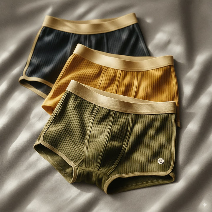 ROVESSA ROMA | BOXER IN COTONE BIOLOGICO DA UOMO (confezione da 3)