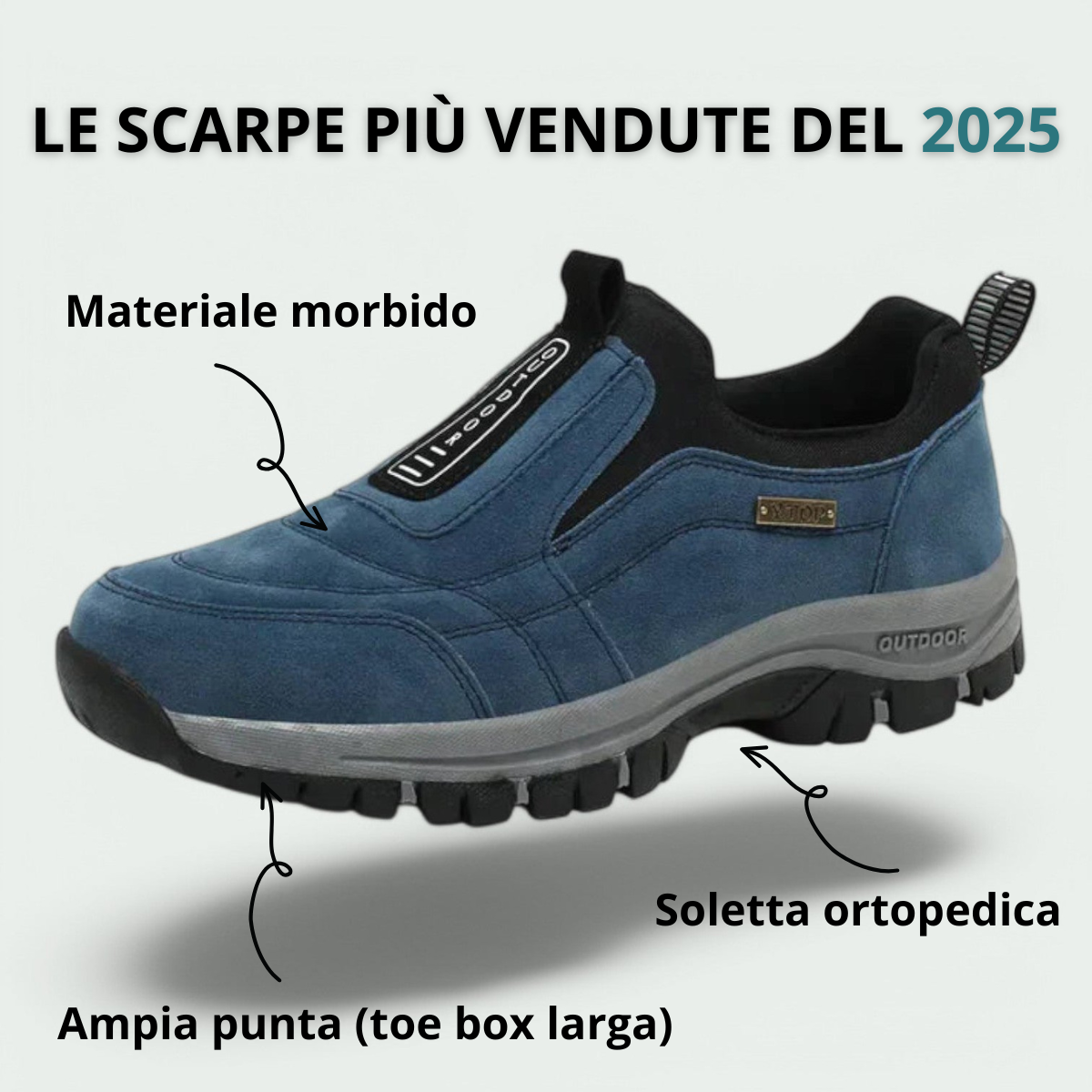 ROVESSA ROMA | SCARPE ORTOPEDICHE DA PASSEGGIATA