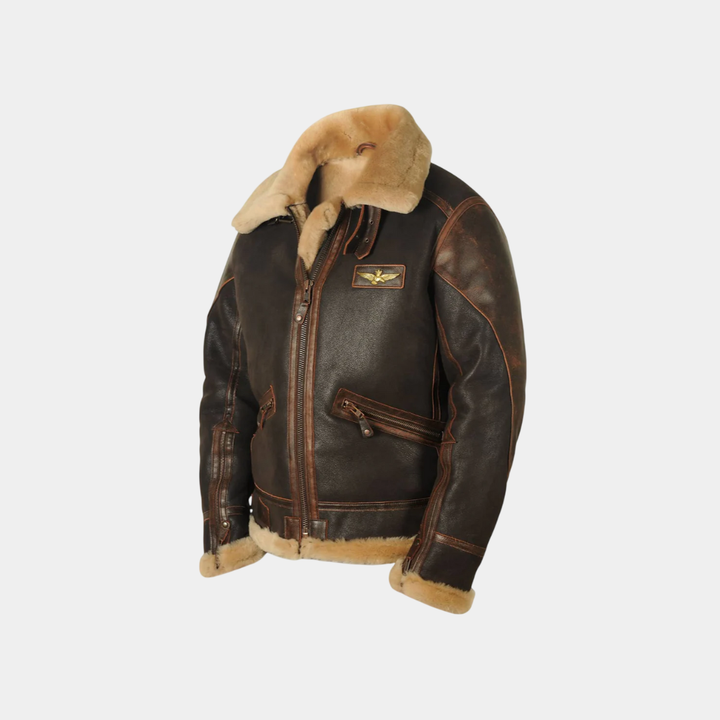 Maverick | giacca aviatore classica in vera pelle