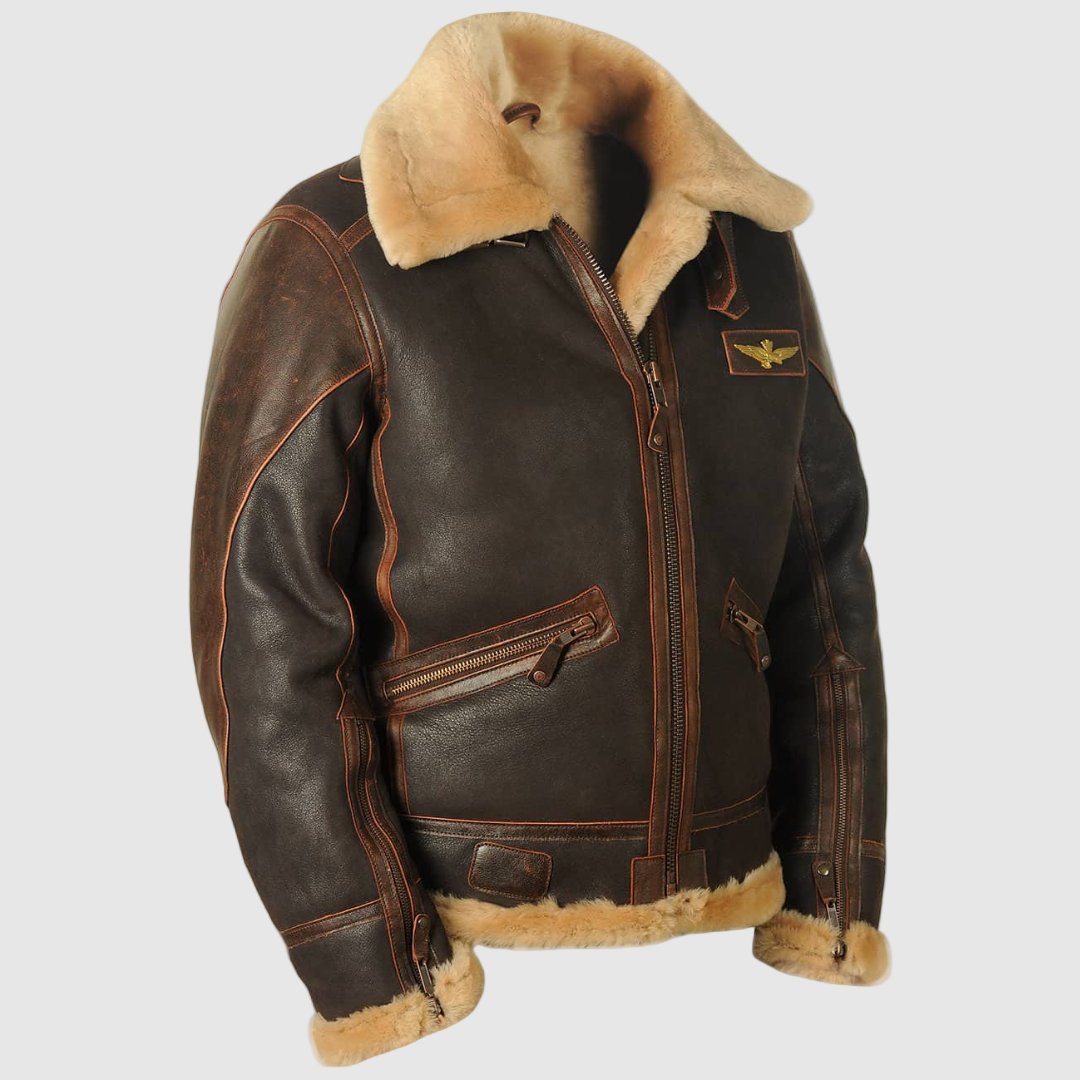 Maverick | giacca aviatore classica in vera pelle