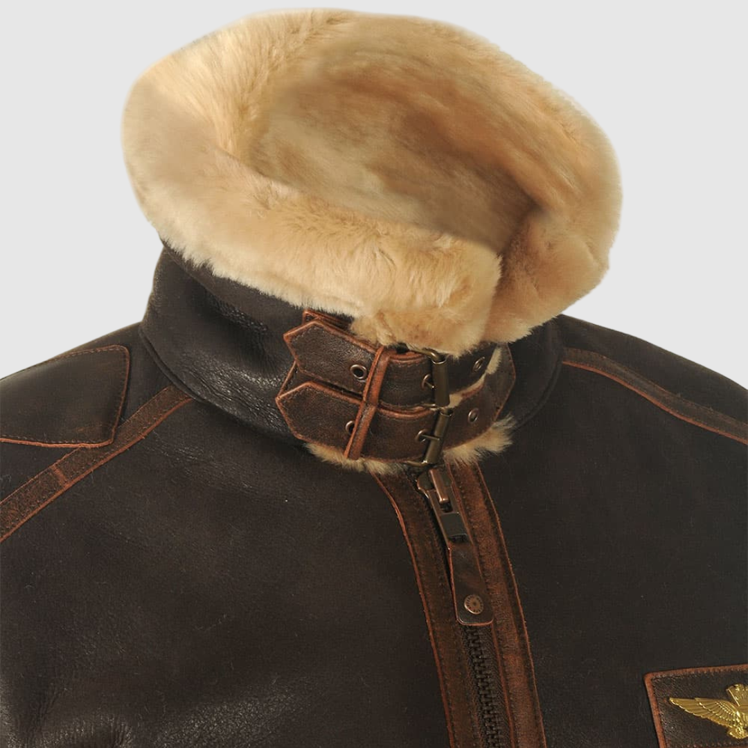 Maverick | giacca aviatore classica in vera pelle