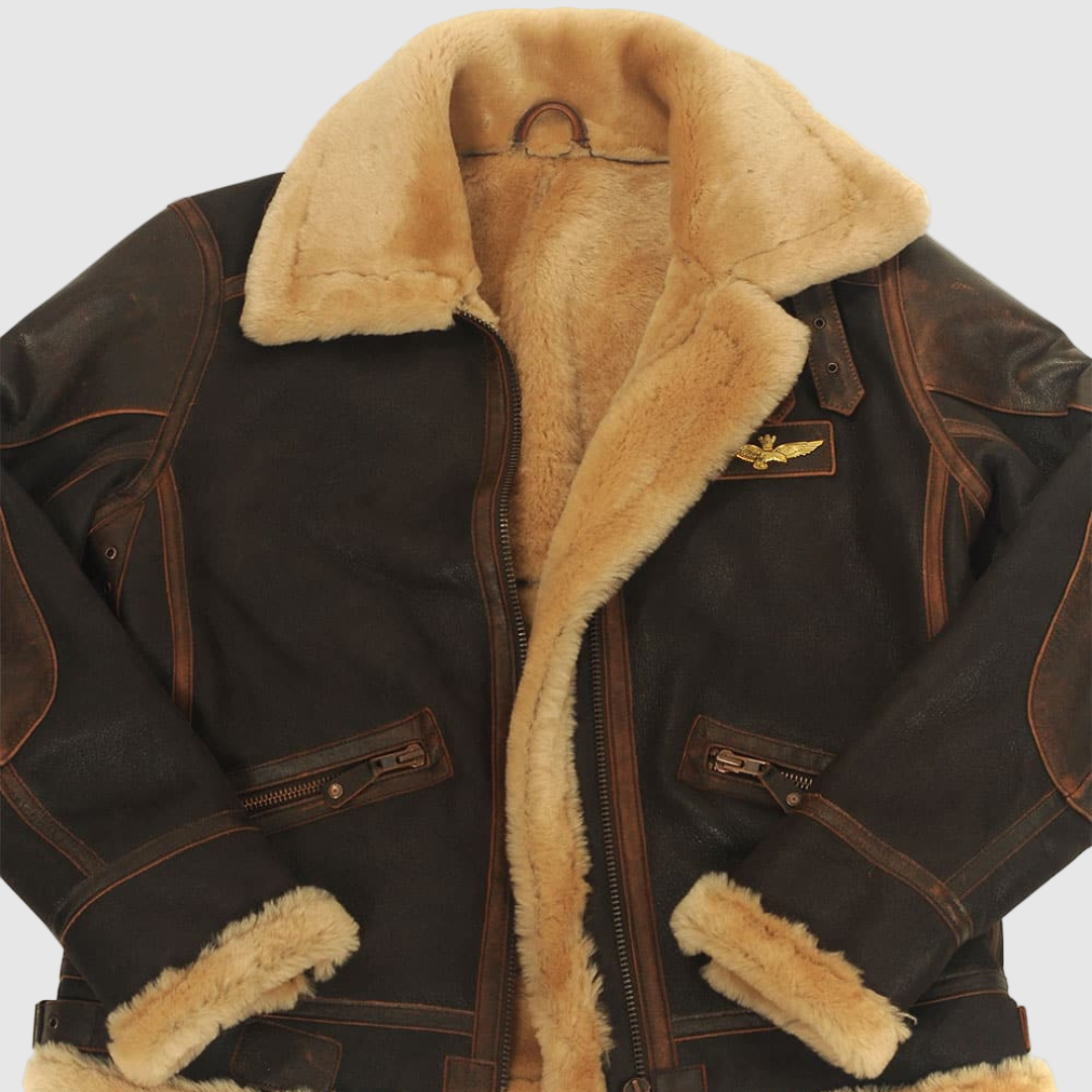 Maverick | giacca aviatore classica in vera pelle