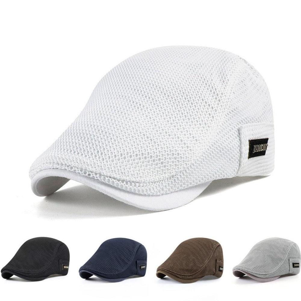 MESHCAP | CAPPELLINO CASUAL PIATTO PER UOMINI