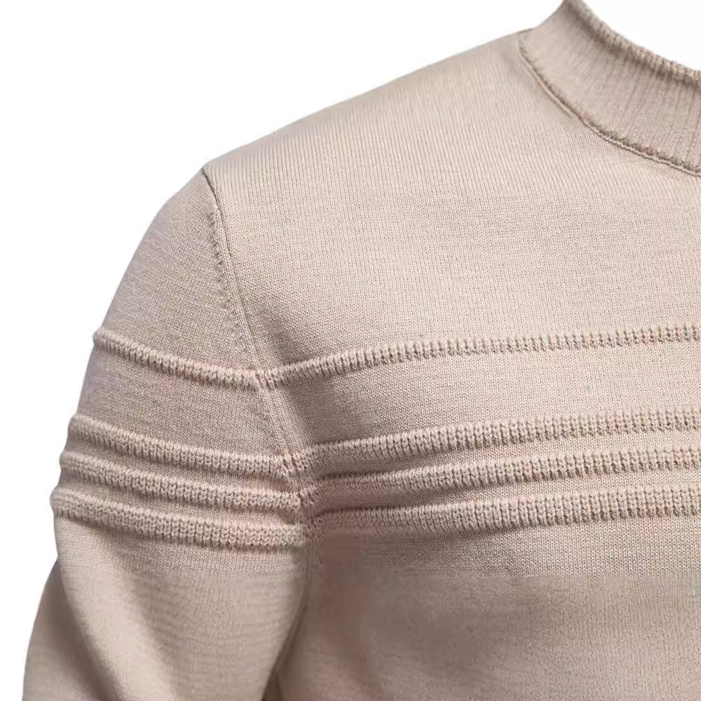ROVESSA ROMA™ | ELEGANTE MAGLIONE DA UOMO LAVORATO A MAGLIA