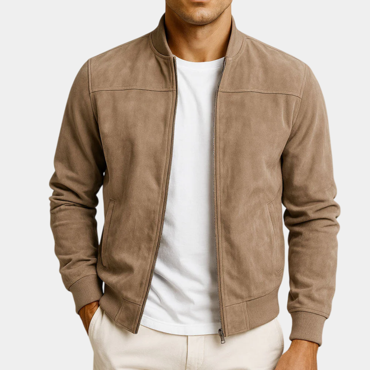 Lucas | Giacca Classica in Suede Urbano