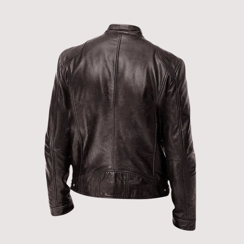 ROVESSA ROMA | GIACCA IN PELLE ELEGANTE DA UOMO