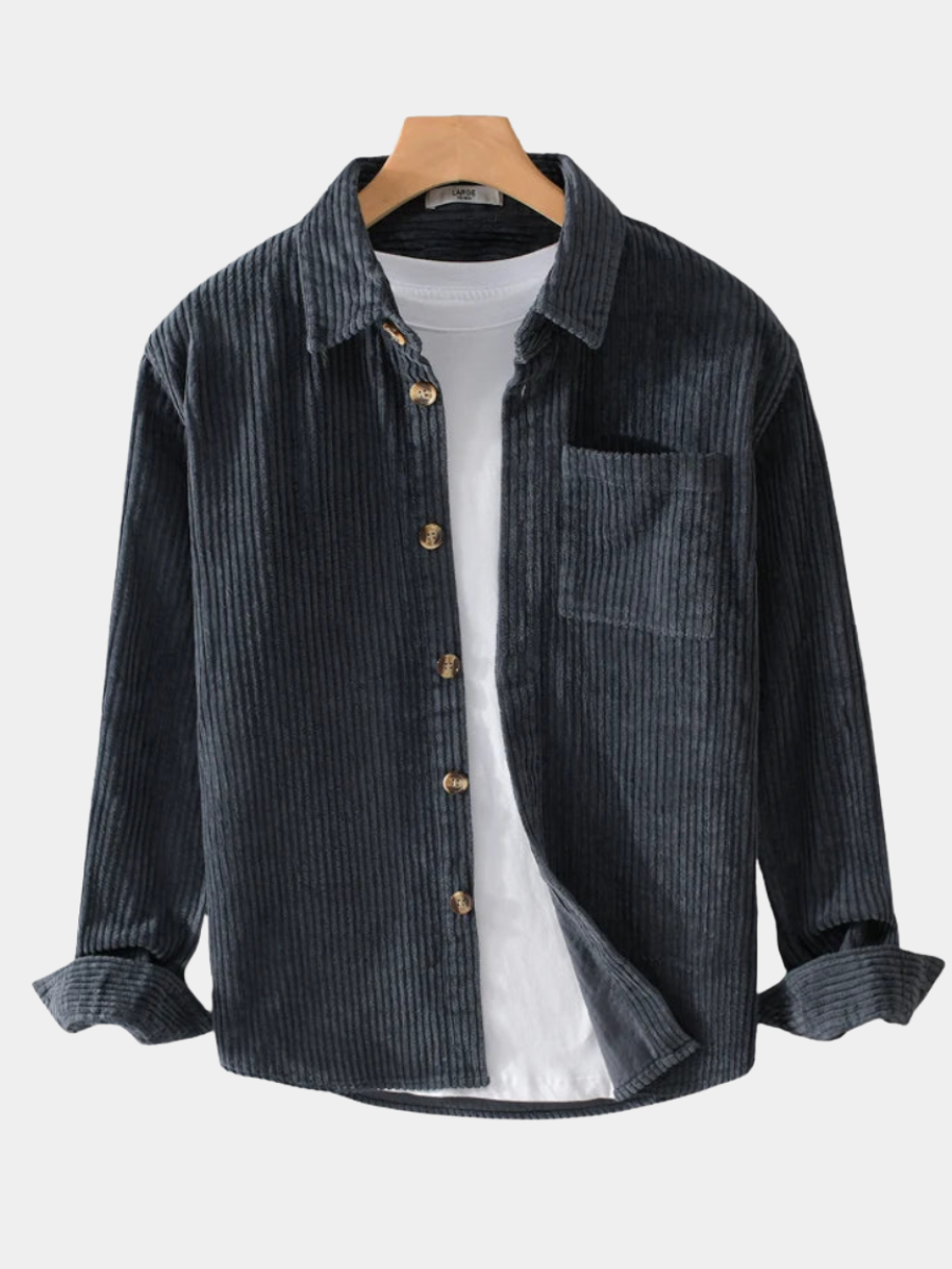 ROVESSA ROMA | CAMICIA IN VELLUTO A RIGHE
