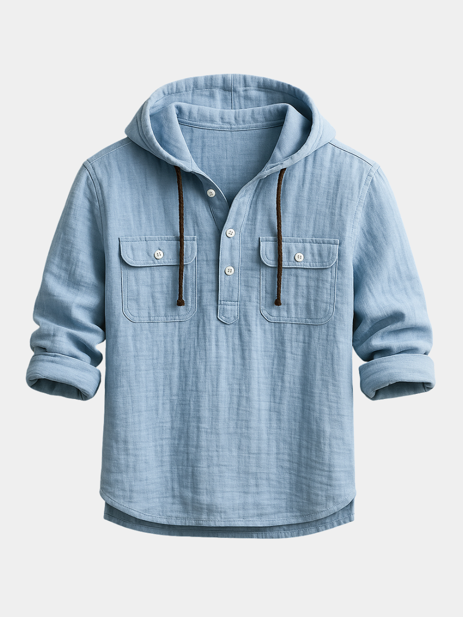 ROVESSA ROMA | MAGLIA CON CAPPUCCIO IN COTONE