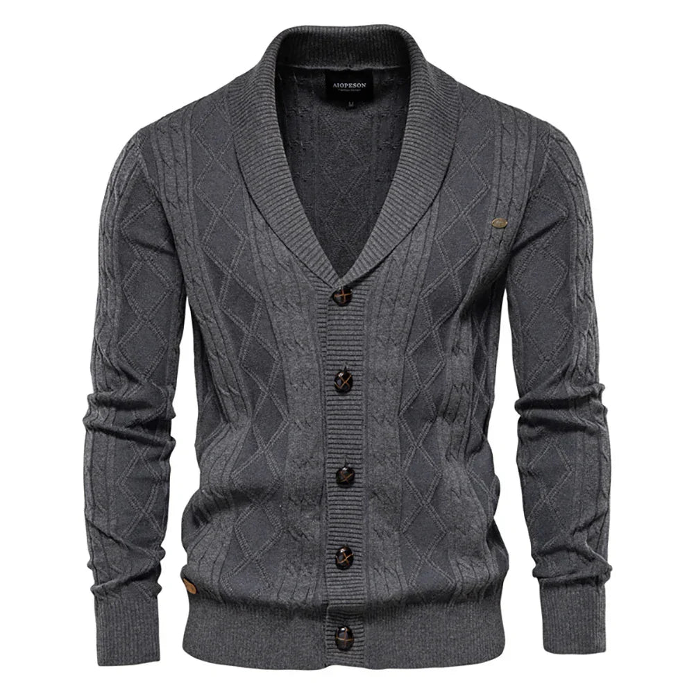 ROVESSA ROMA™ | CARDIGAN DA UOMO CON BOTTONI