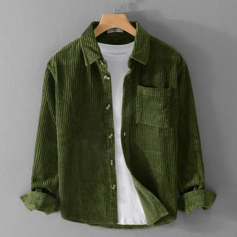 ROVESSA ROMA | CAMICIA IN VELLUTO A RIGHE