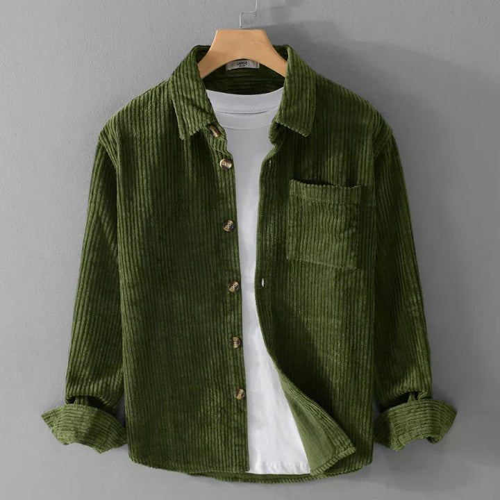ROVESSA ROMA | CAMICIA IN VELLUTO A RIGHE