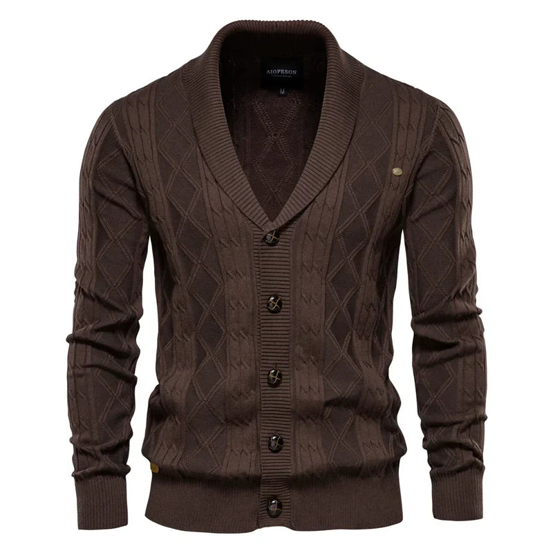ROVESSA ROMA™ | CARDIGAN DA UOMO CON BOTTONI