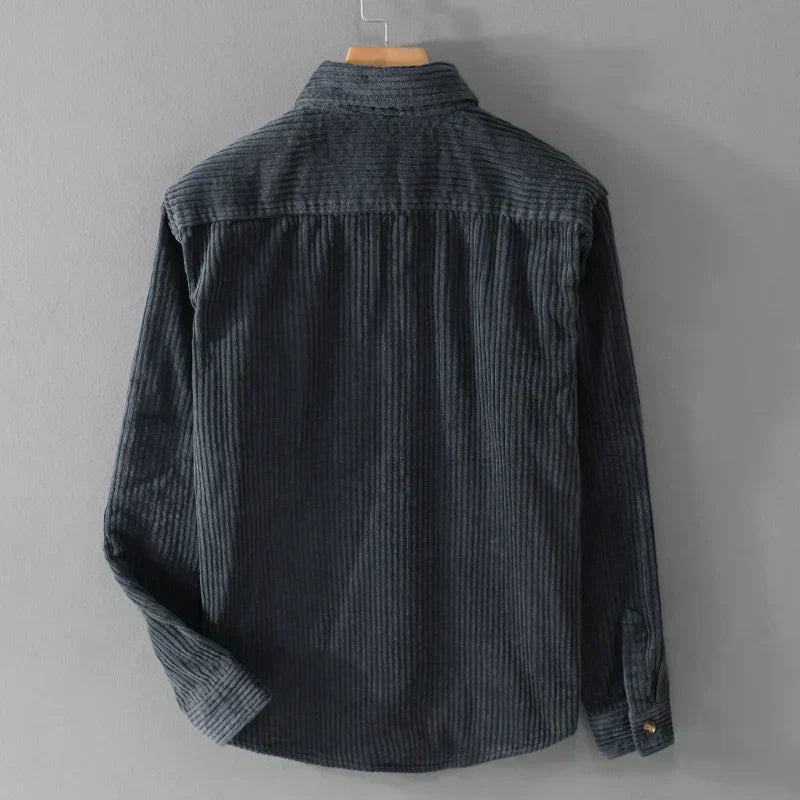 ROVESSA ROMA | CAMICIA IN VELLUTO A RIGHE