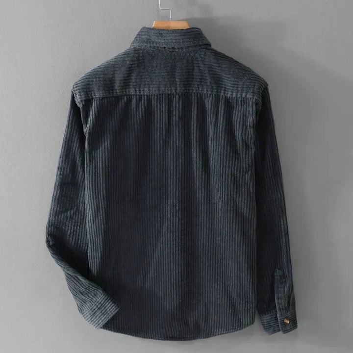 ROVESSA ROMA | CAMICIA IN VELLUTO A RIGHE