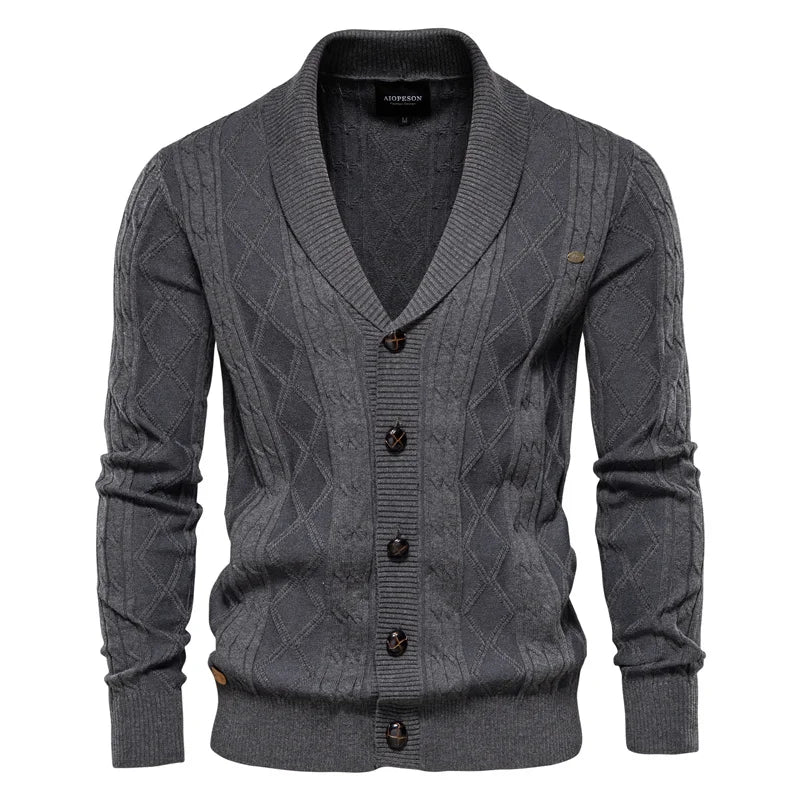 ROVESSA ROMA™ | CARDIGAN DA UOMO CON BOTTONI