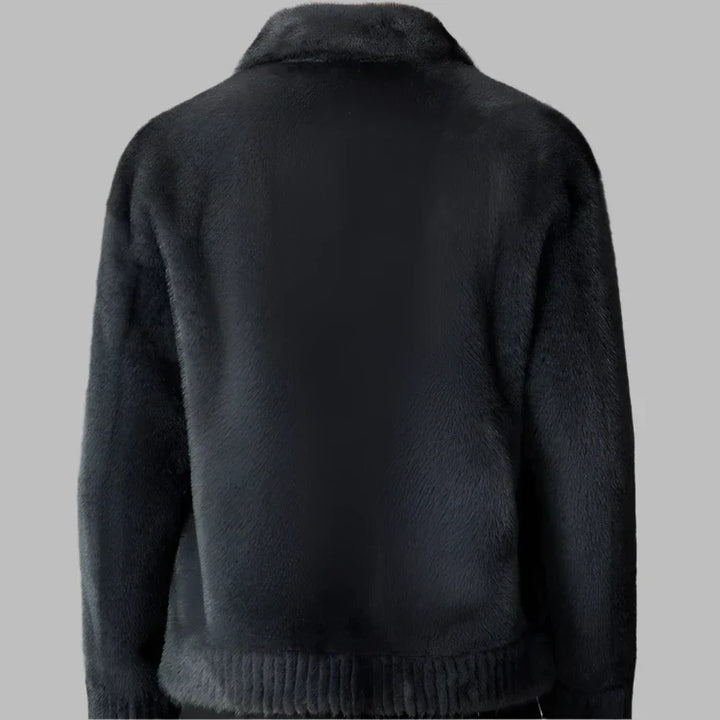 ROVESSA ROMA | CAPPOTTO CORTO DI LUSSO IN PELLICCIA DI VISONE