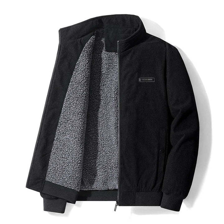 Udo | giacca in corduroy con foderatura in pile