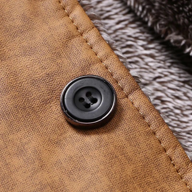 ROVESSA ROMA | CAPPOTTO DA UOMO IN CAMOSCIO