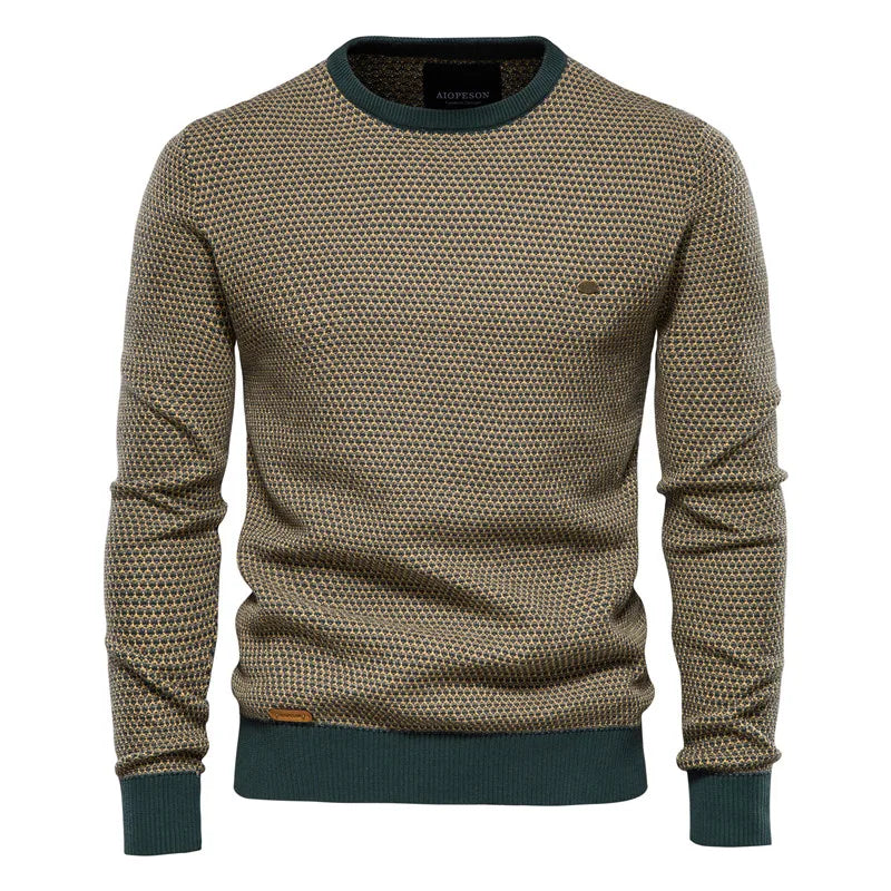 ROVESSA ROMA™ | MAGLIONE TARTAN DA UOMO