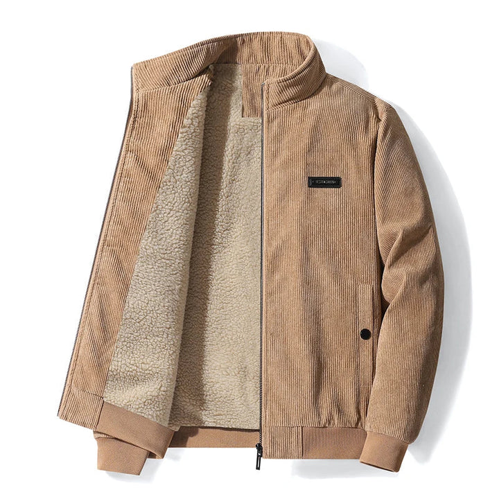 Udo | giacca in corduroy con foderatura in pile