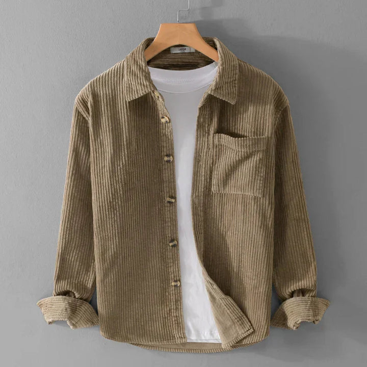 ROVESSA ROMA | CAMICIA IN VELLUTO A RIGHE