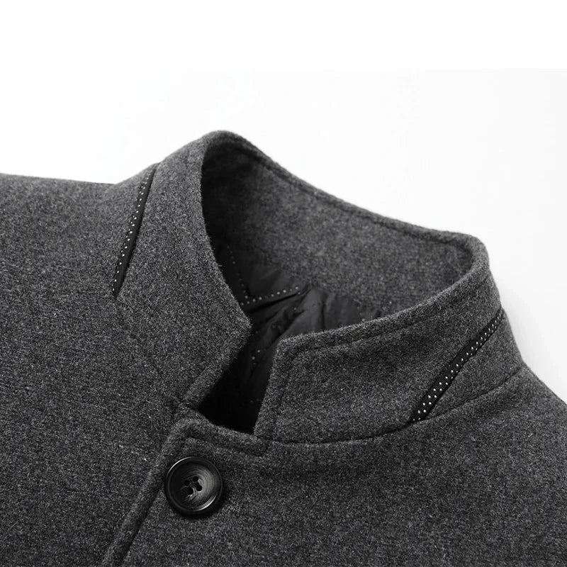 ROVESSA ROMA | CAPPOTTO IN LANA DA UOMO