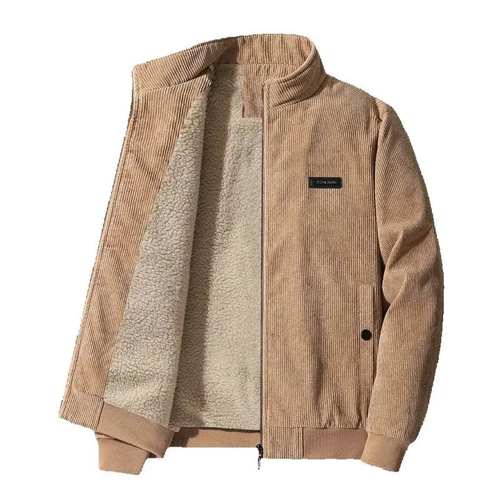 Udo | giacca in corduroy con foderatura in pile