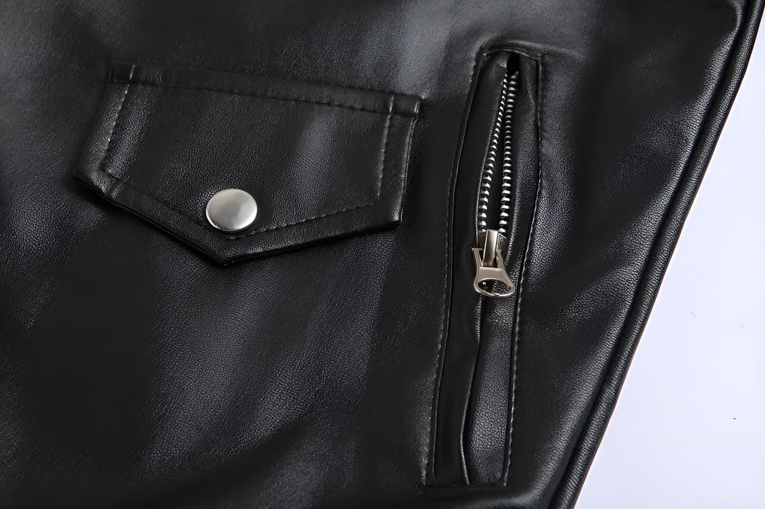 ROVESSA ROMA | GIACCA IN PELLE DA UOMO CLASSICA