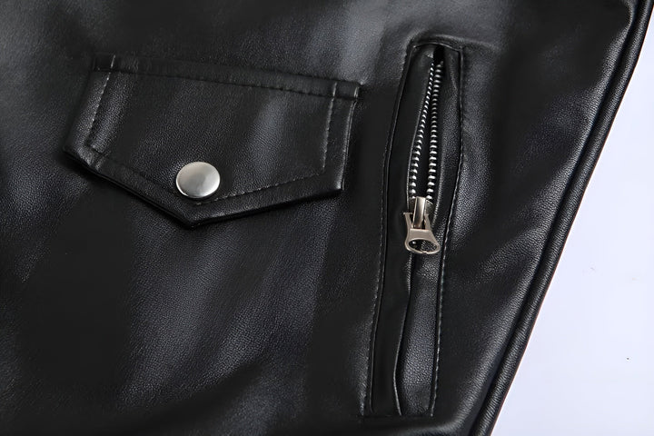ROVESSA ROMA | GIACCA IN PELLE DA UOMO CLASSICA