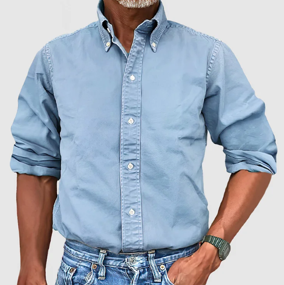 ROVESSA ROMA | CAMICIA A MANICHE LUNGHE ANTIPIEGA DA UOMO