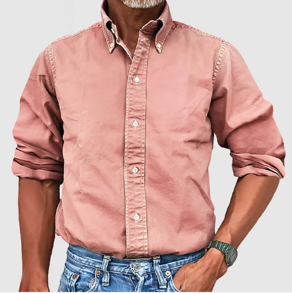 ROVESSA ROMA | CAMICIA A MANICHE LUNGHE ANTIPIEGA DA UOMO