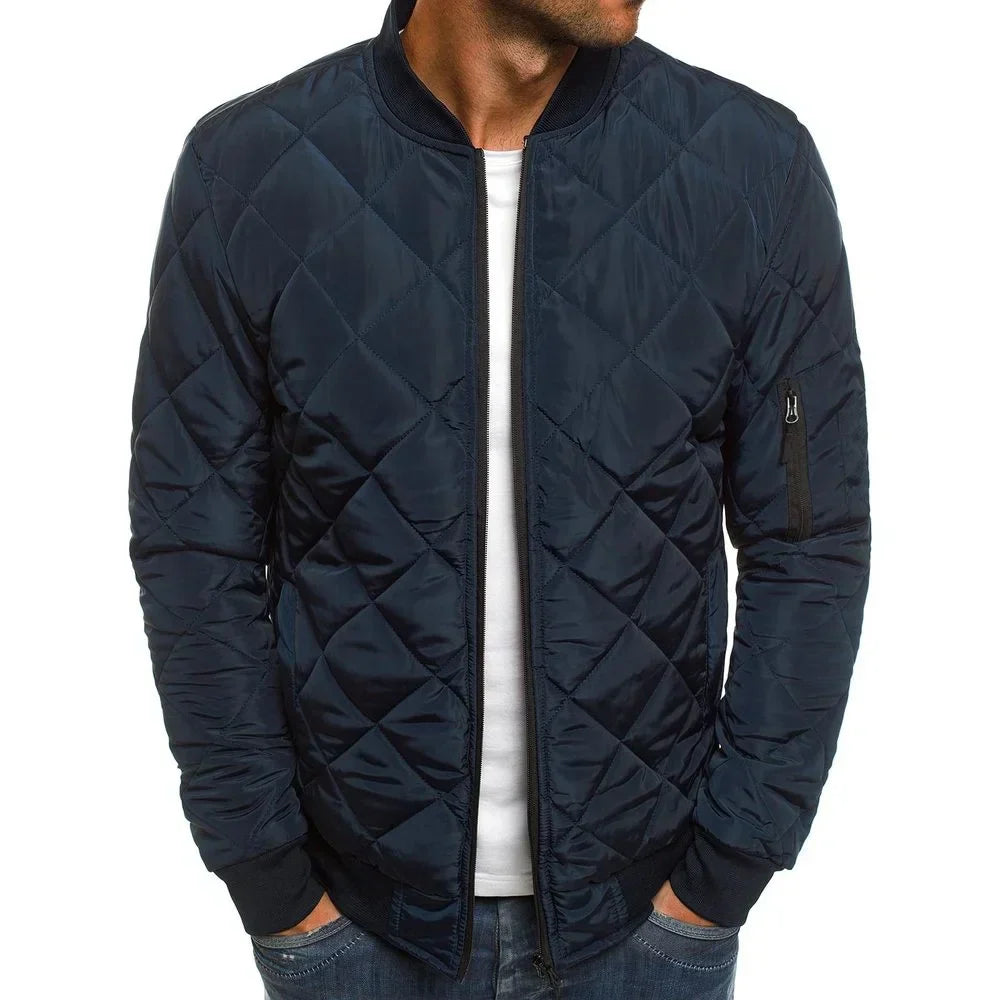 GRAYSON™ | GIACCA TRAPUNTATA IN COTONE SENZA TEMPO