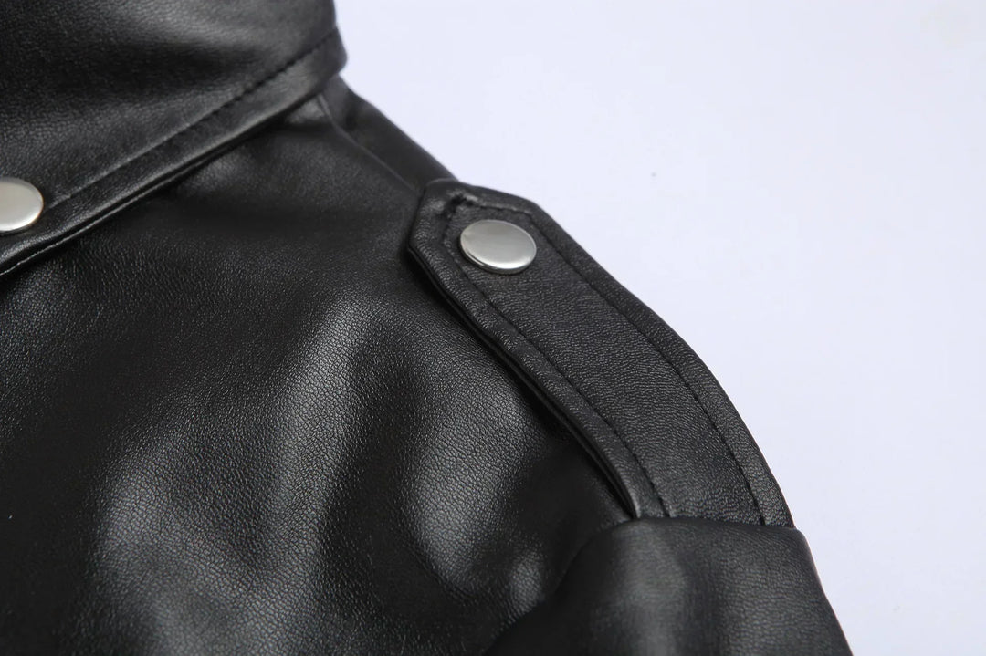 ROVESSA ROMA | GIACCA IN PELLE DA UOMO CLASSICA